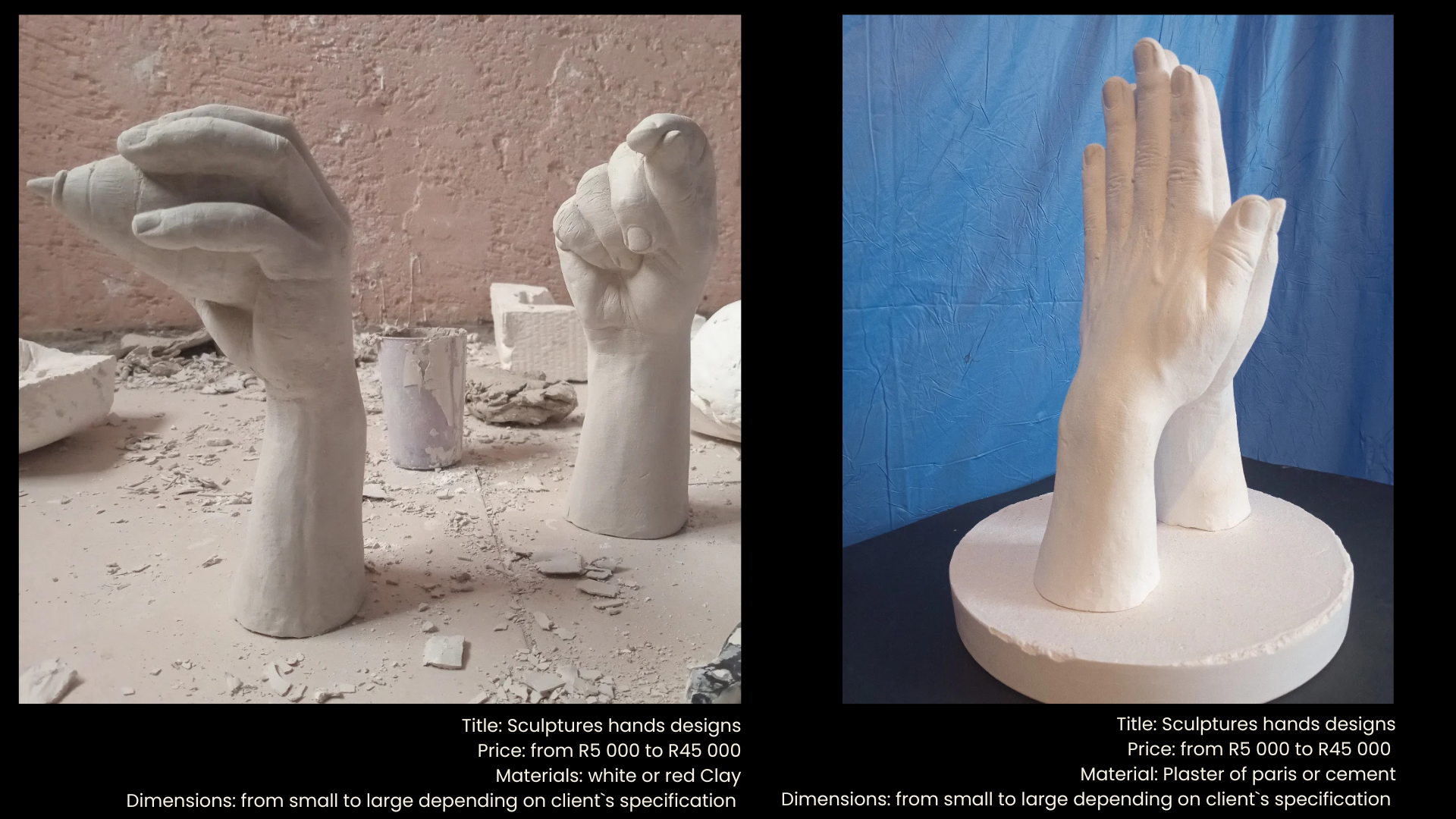 Sculptural hand study