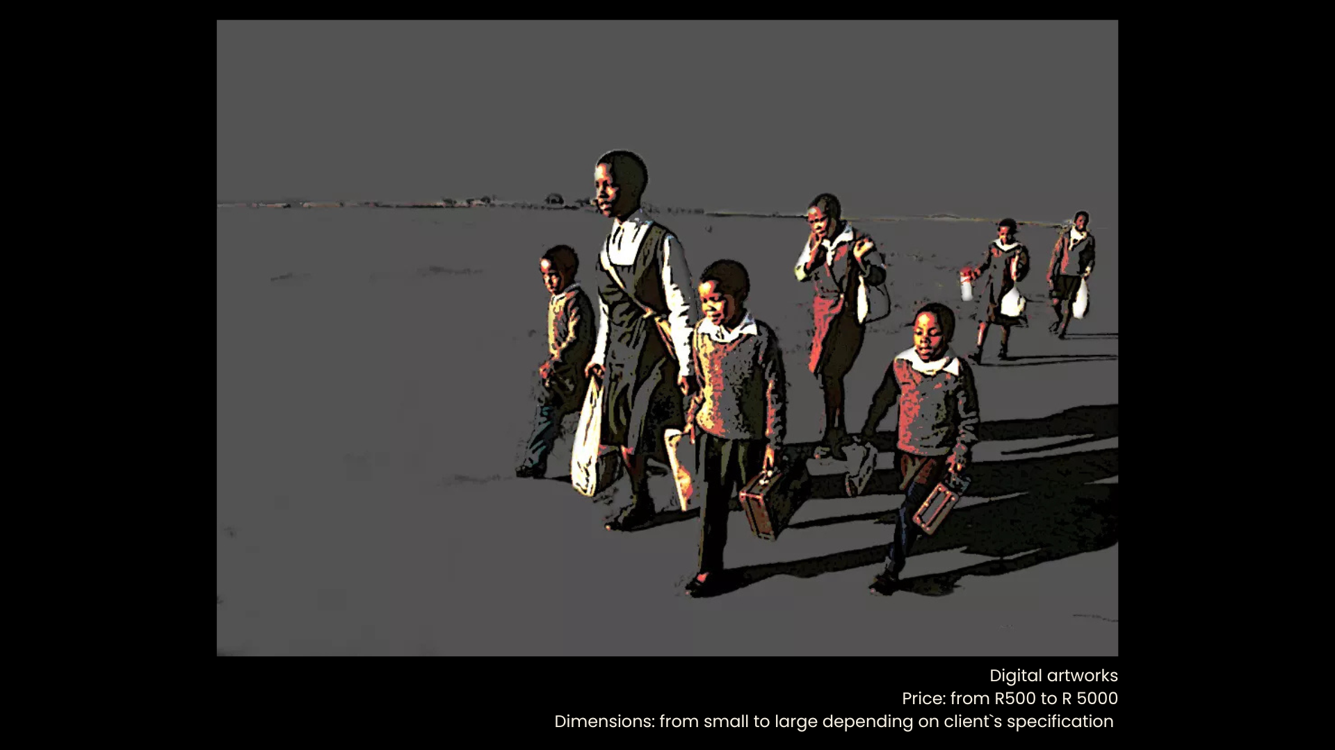 Digital Artwork — School Walk