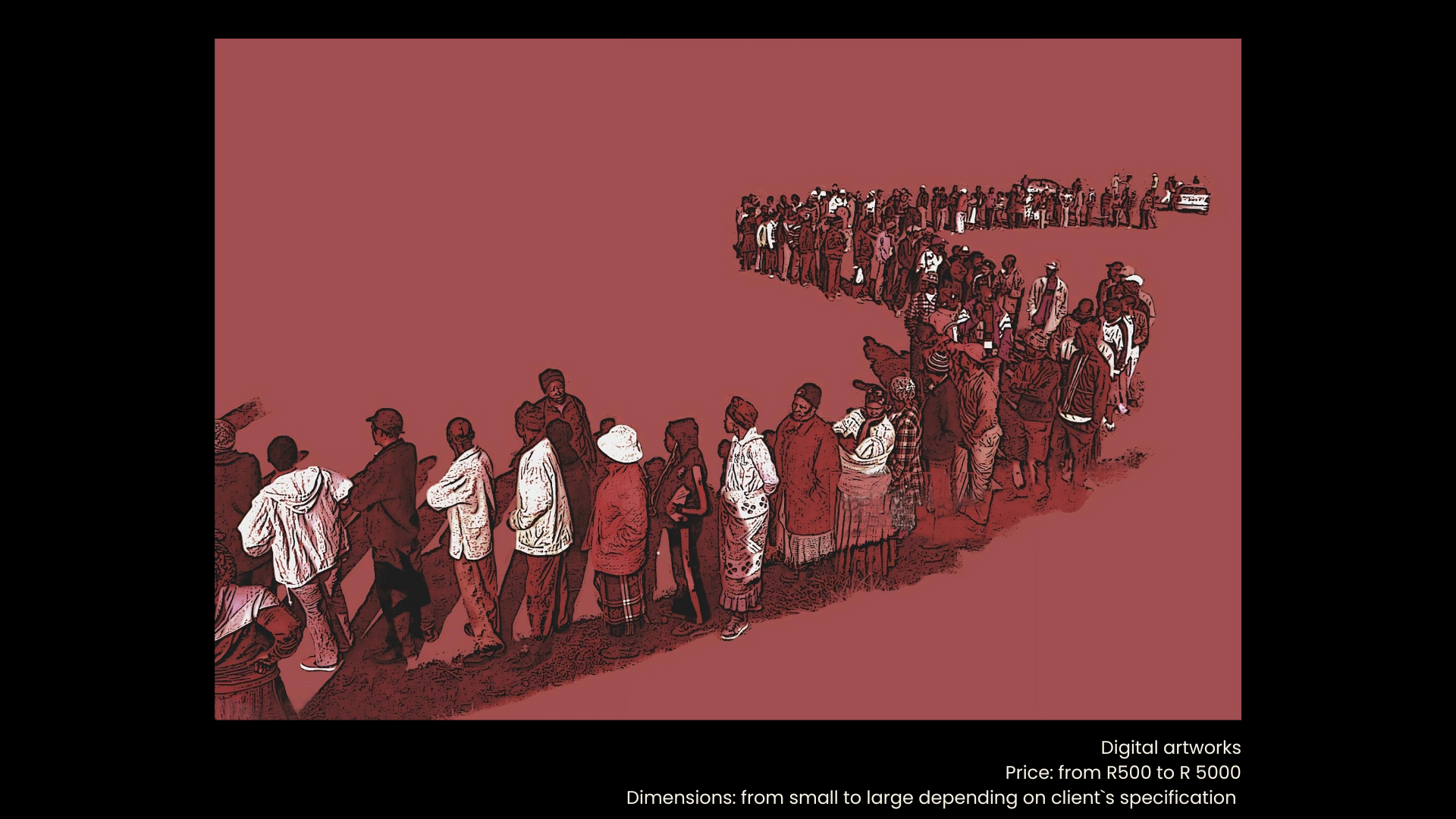 Digital Artwork — Queue Study